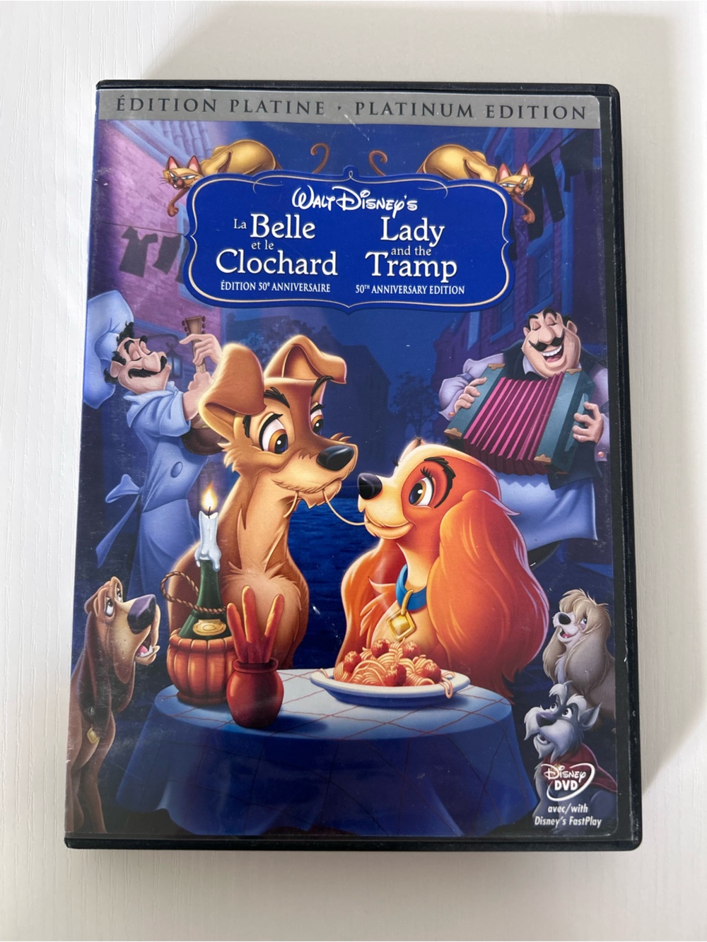 3/$25 VINTAGE Walt Disney’s Lady and the Tramp 50th Anniversary DVD